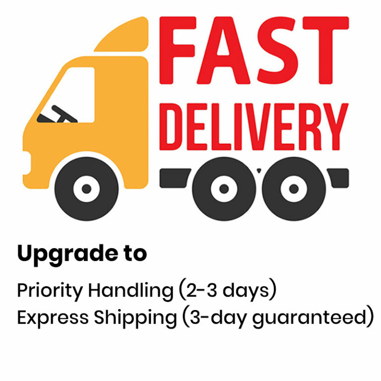 Express Shipping & Handling Upgrade – Customization Service