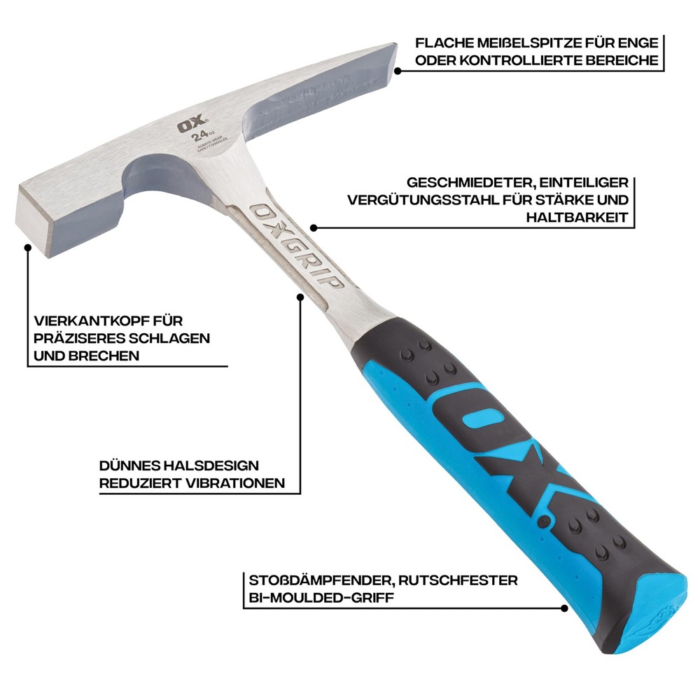 OX Pro Brick Hammer 24 oz