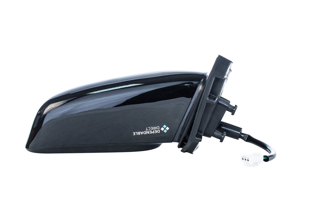 Dependable Direct Passenger Side Mirror Compatible with Side, Black