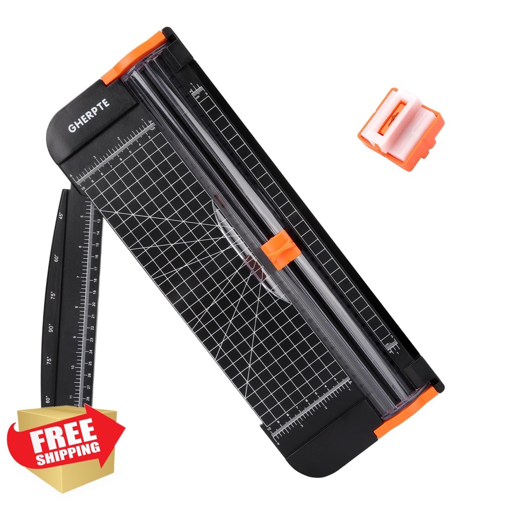 A4 Paper Cutter 12" Trimmer with 2 Replacement Blades