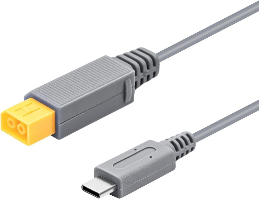 High-Quality Type-C Power Cable 6.5Ft for Wii U – Lightweight & Efficient