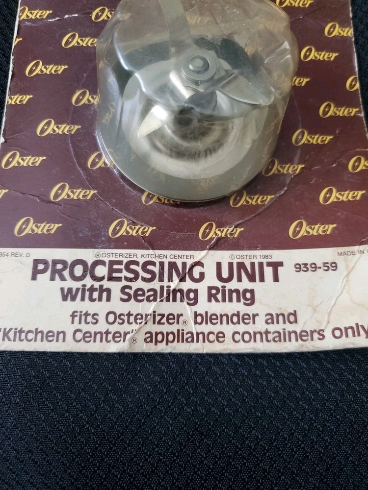 Osterizer & Kitchen Center Replacement Processing Unit With Sealing Ring 939-59
