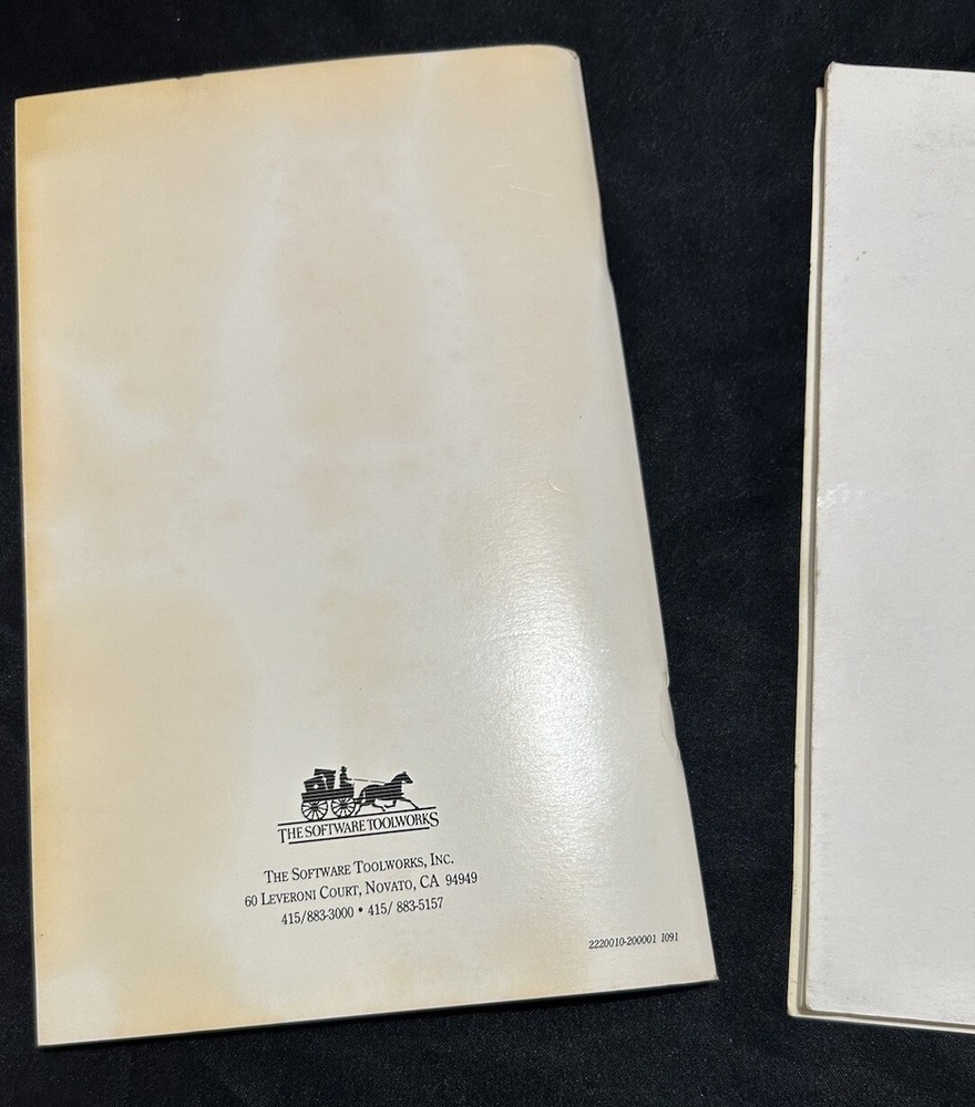 Vtg The Chessmaster 3000 Owners Manual & User’s Guide Software Windows Version