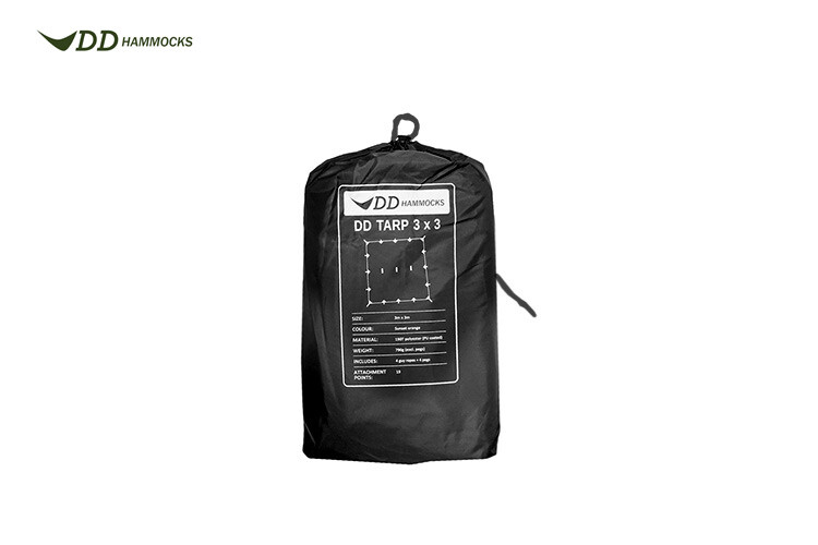 DD Tarp 3x3: Lightweight Waterproof Tough Shelter for Camping Bushcraft & Hiking