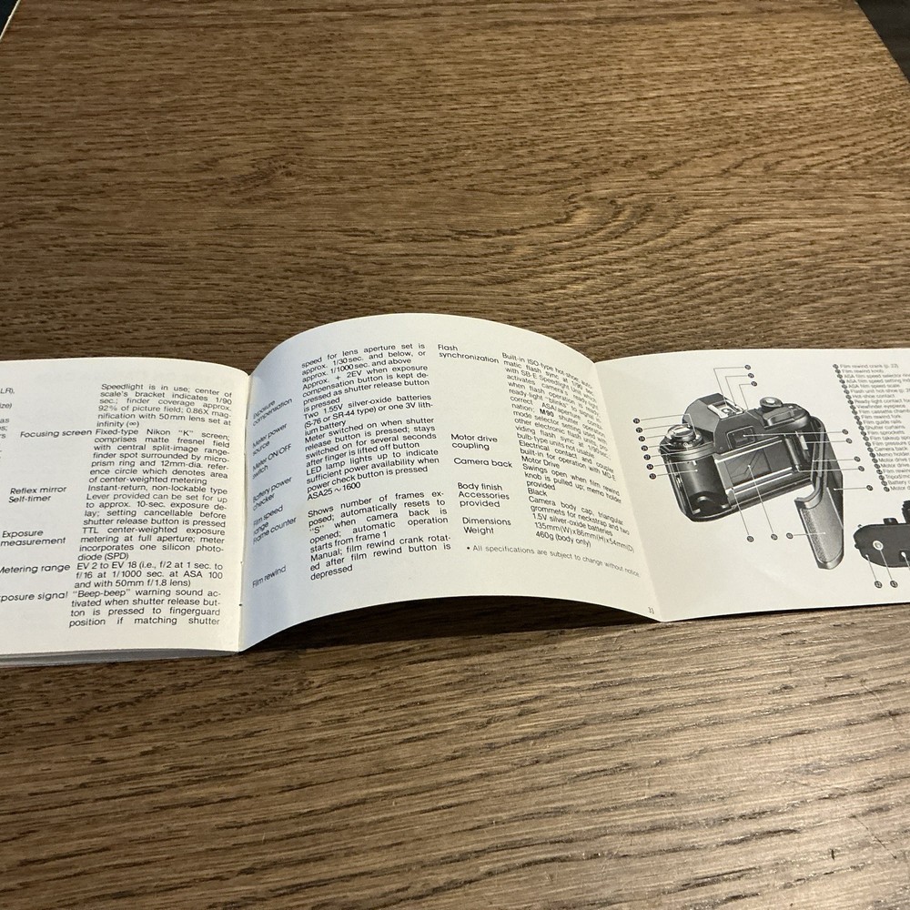 Nikon EM Owner's Manual