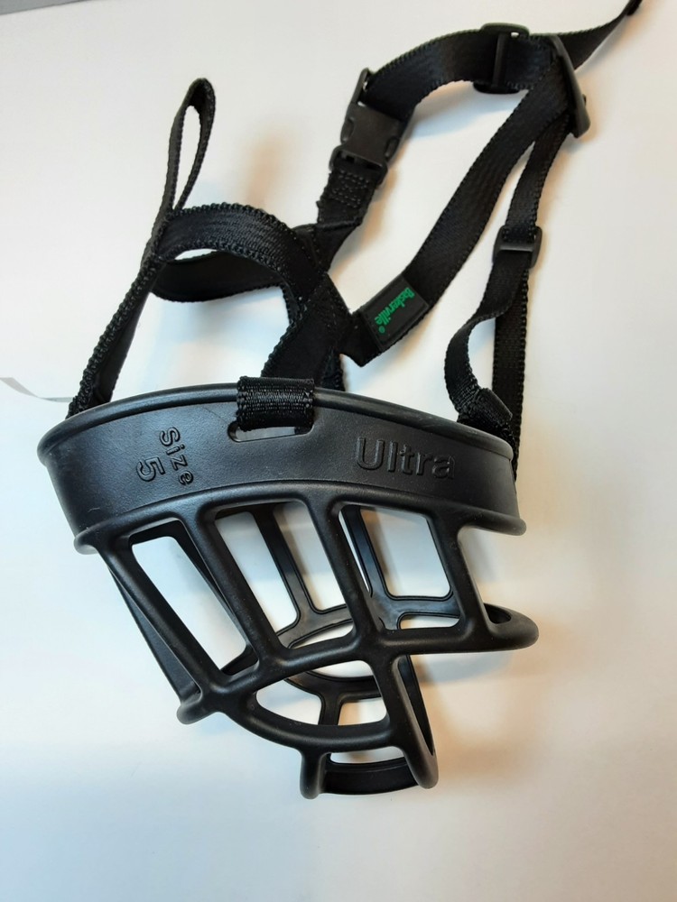 Baskerville Ultra Muzzle for Dogs, Size 5 - Black
