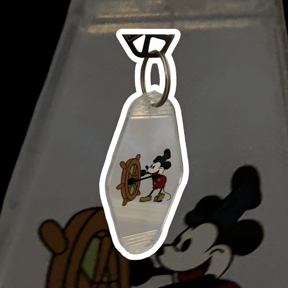 1928 Steamboat Willie Translucent Key Tag