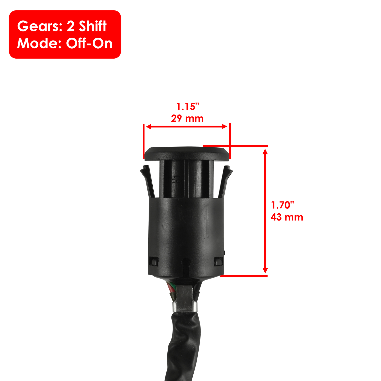 Ignition Key Switch for Honda TRX200 TRX200D Fourtrax 1990 91 92 93 94 95 96 97