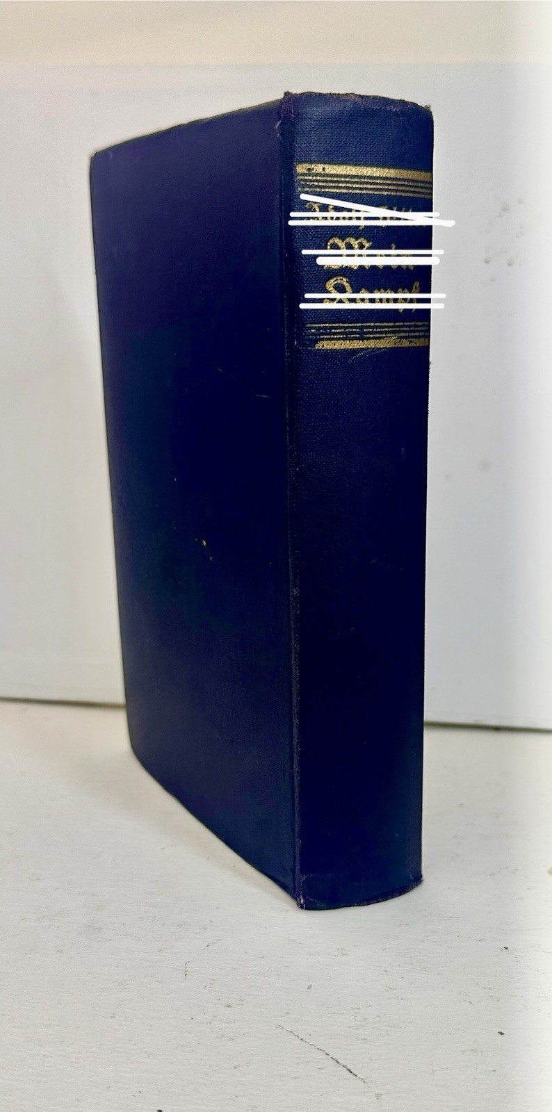 WWII 1941 German Edition - US Colonel Signed War Trophy - Paris 1945 - Gold Leaf