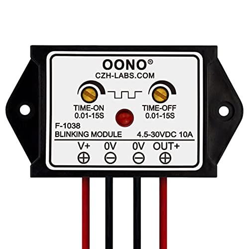 DC 4.5-30V 10Amp Blinking Flasher Module, Normally Open