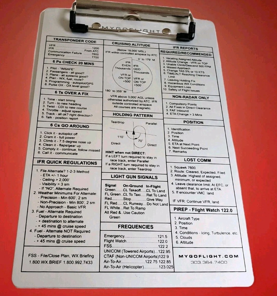 My Go Flight  Clipboard