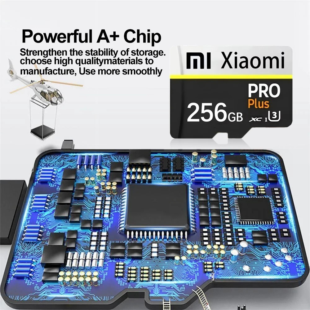 Micro SD Card Class 10 U3 A2 High Speed Memory Card with Adapter