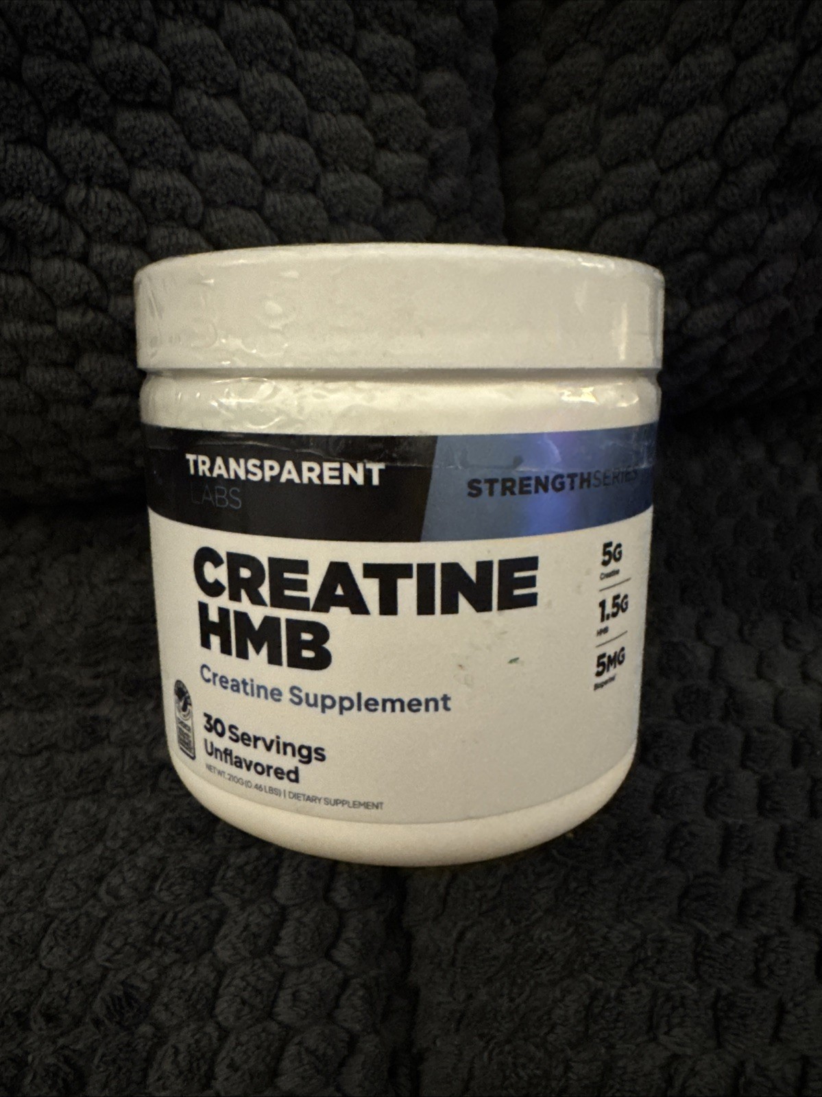 Transparent Labs Creatine HMB - Unflavored 30 Day  - Exp: 12/26 - Factory Sealed