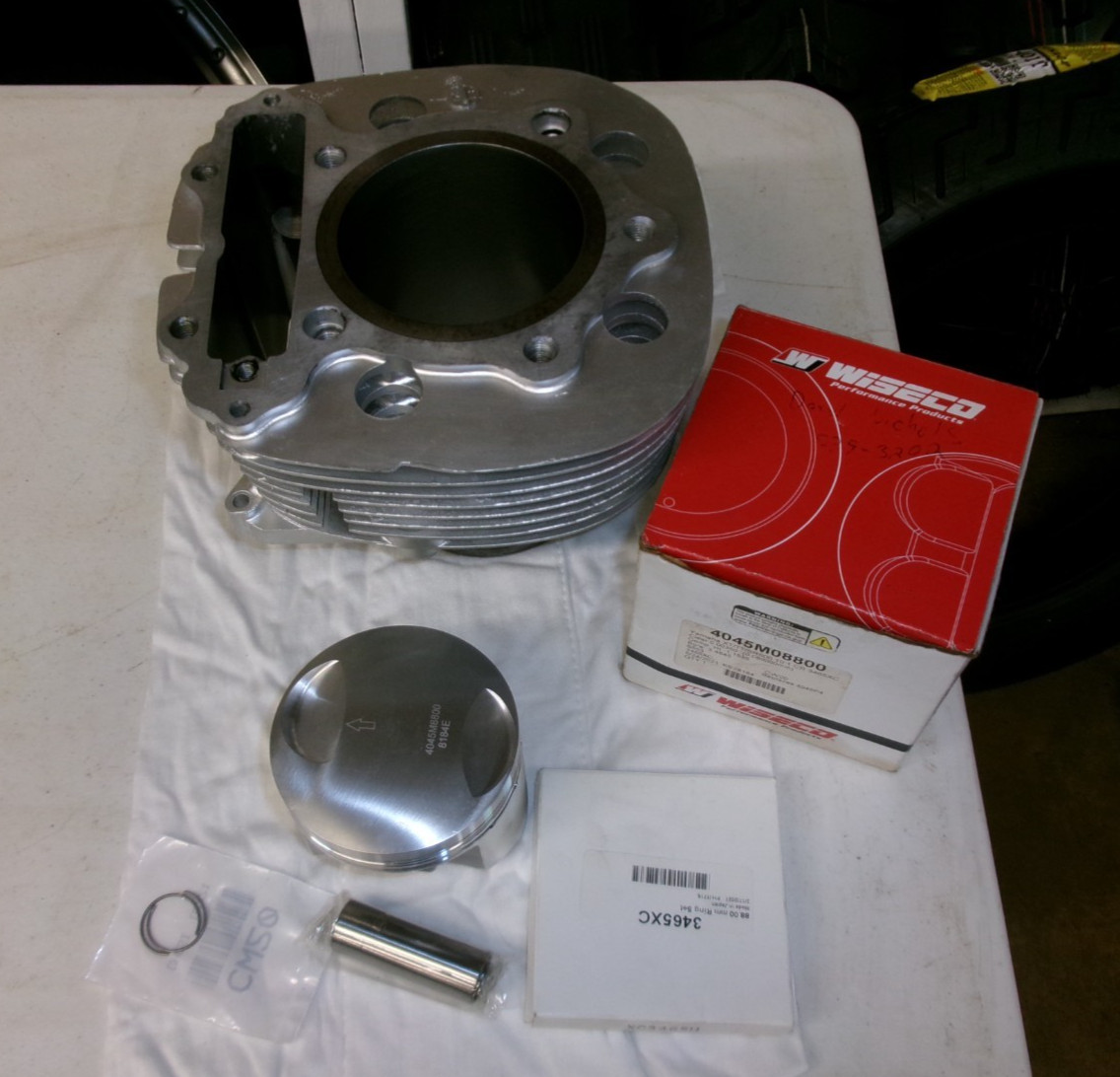 Yamaha xt500 tt500 sr500 Piston and Cylinder Bored & Honed Ready to Install +