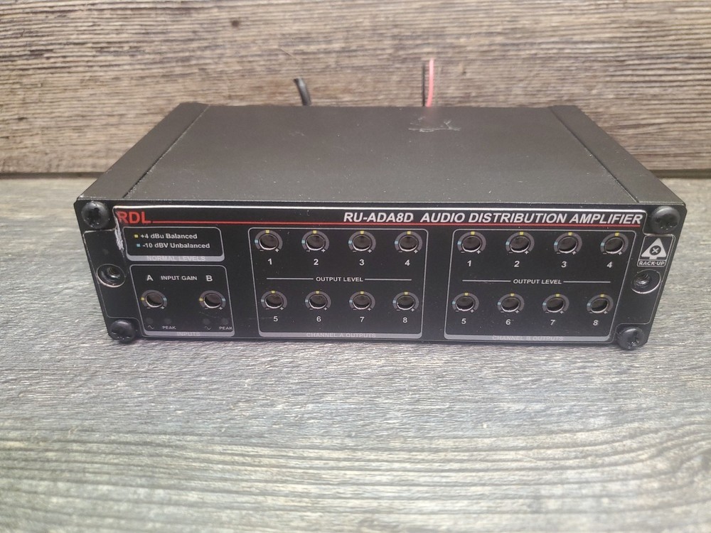 RDL RU-ADA8D Audio Distribution Amplifier.