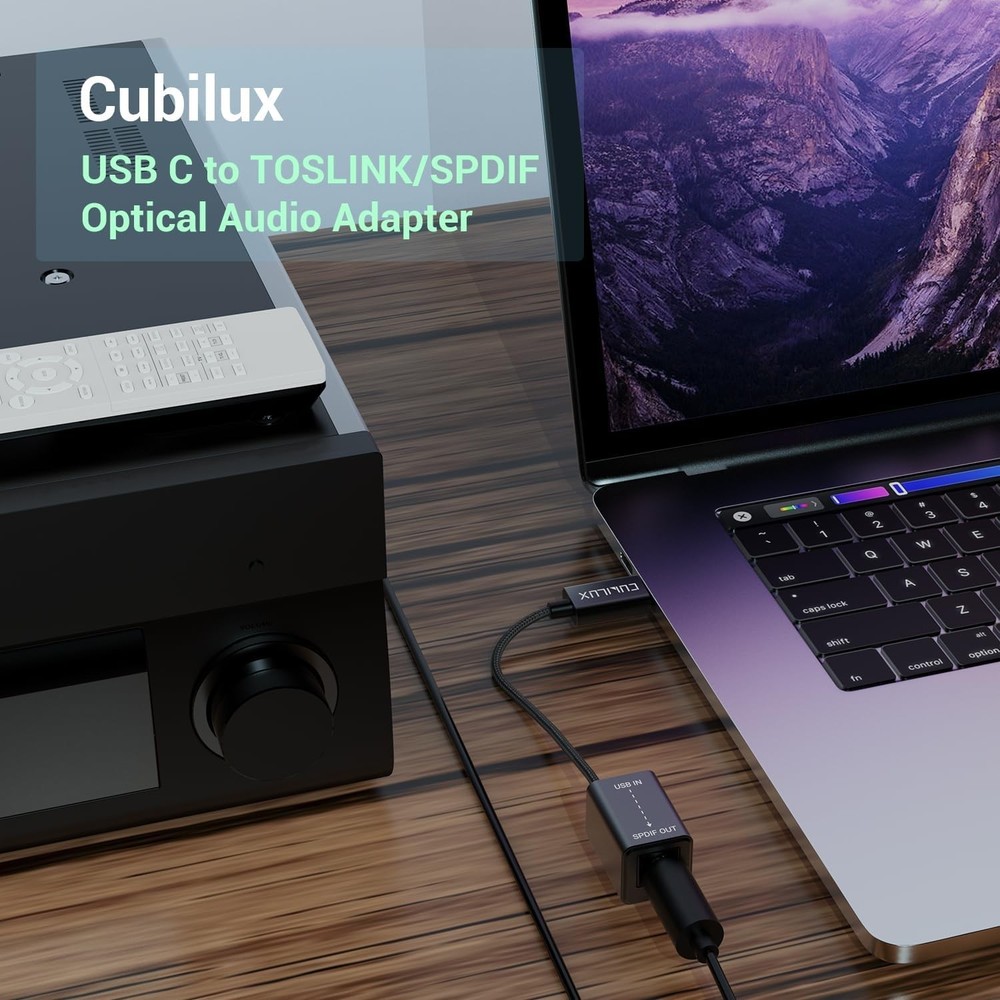 USB C to SPDIF Adapter for Enhanced Audio Experience with Amplifiers