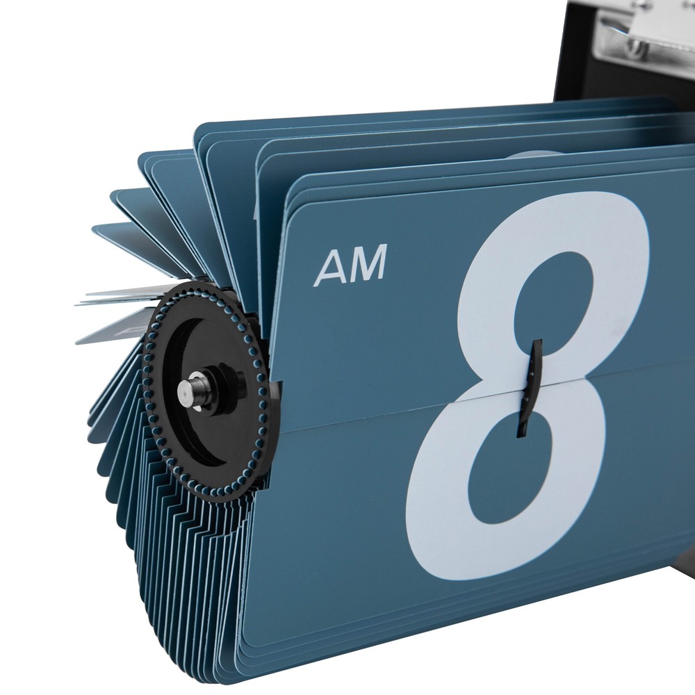 Retro Style Wall & Tabletop Flip Clock - Classic Mechanical - Digital Display