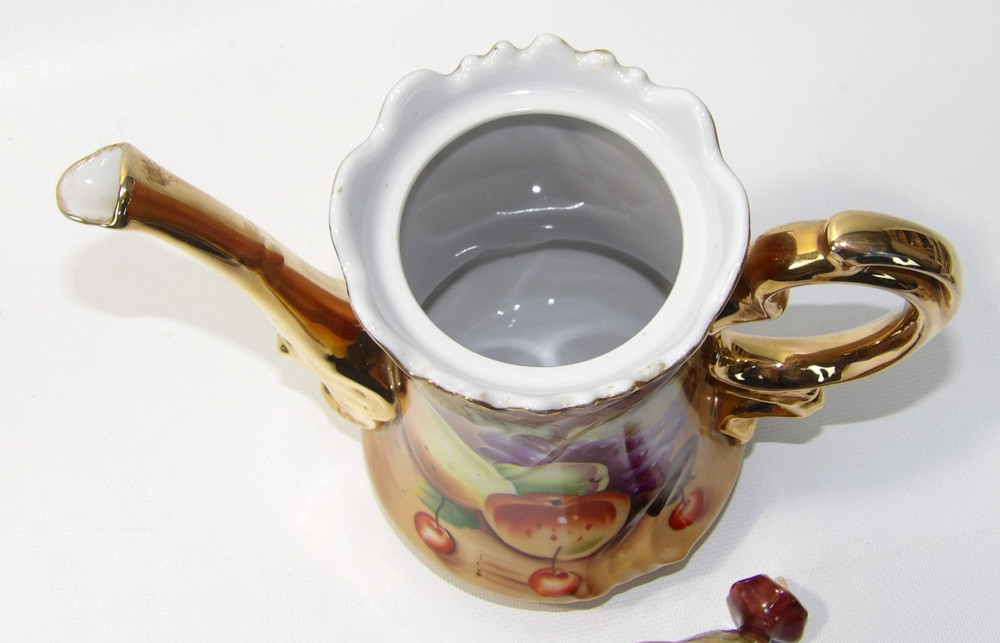 Vintage Lefton Heritage Fruit 8 Piece Assorted Serving Set