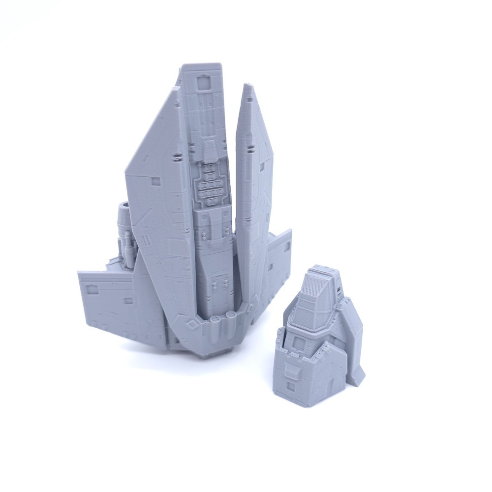 Diamondback - 1", 3", 6" or 12" Model - Custom Space Ship Sci-Fi Elite