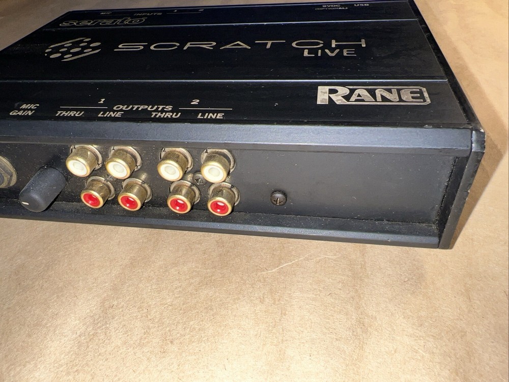 Rane Serato Scratch Live DJ Audio Interface No Power Cord Untested