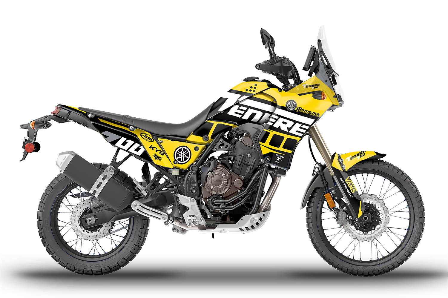 YAMAHA TENERE 700 Graphic Decal kit -2018 2019 2020 2021 2022 2023