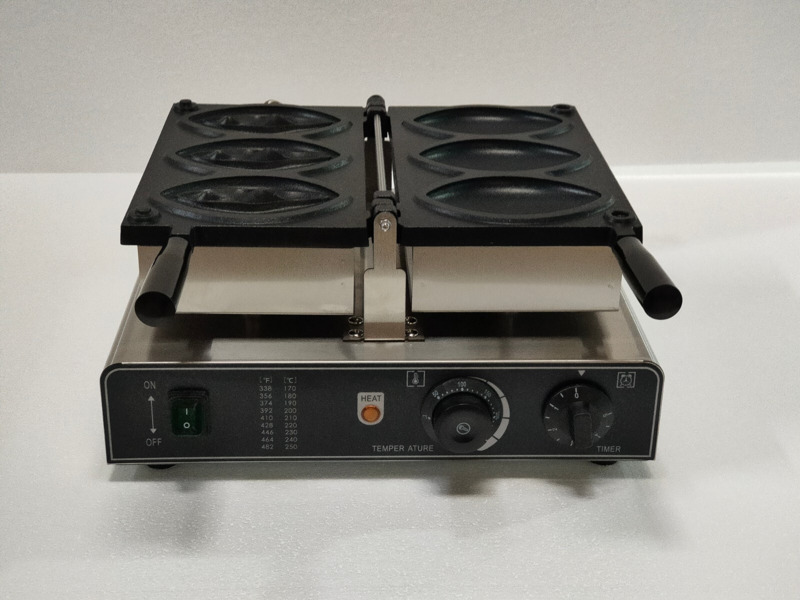 Kolice Commercial Strange Shape Waffle Maker Waffle Machine-3 grills