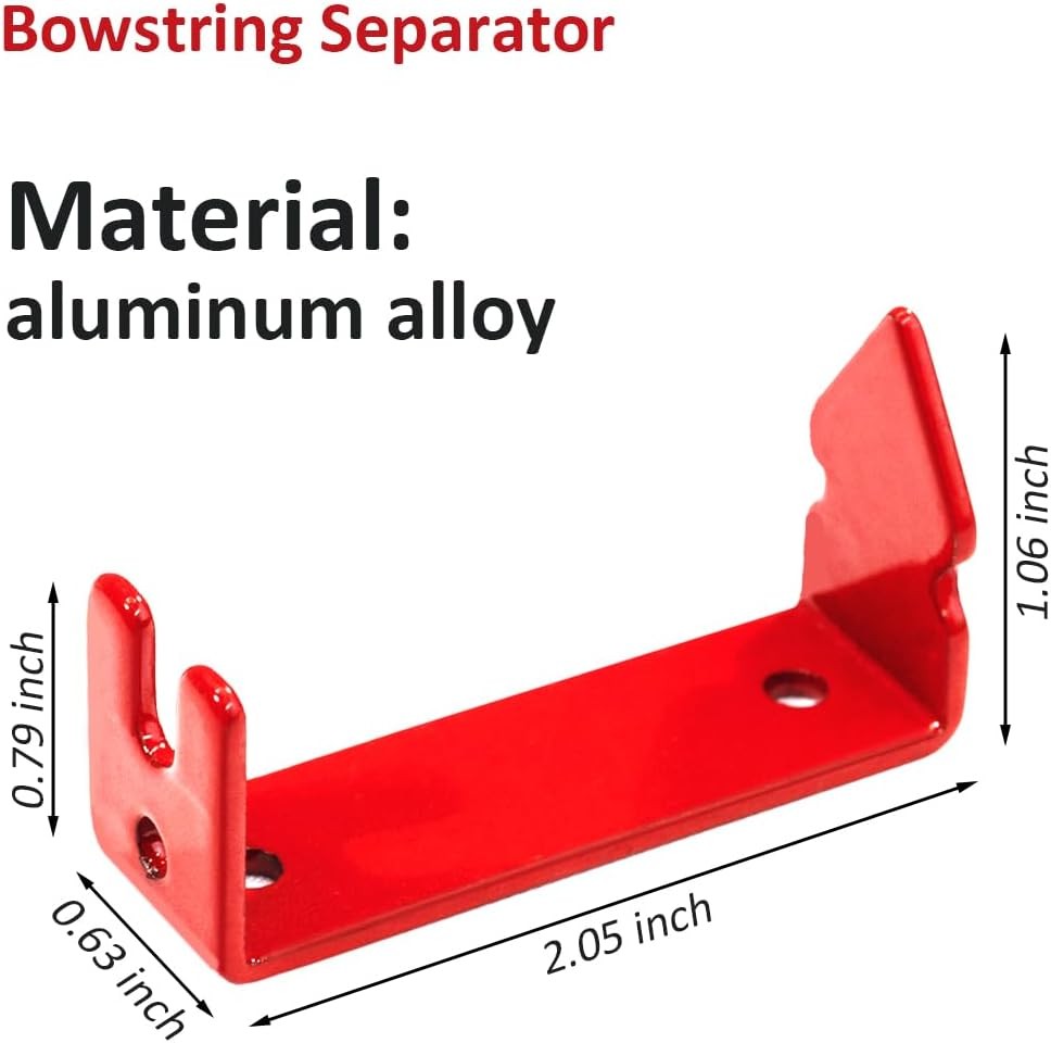 Archery Bowstring Separator and Bowstring Serving Thread Set Peep Sight Installe
