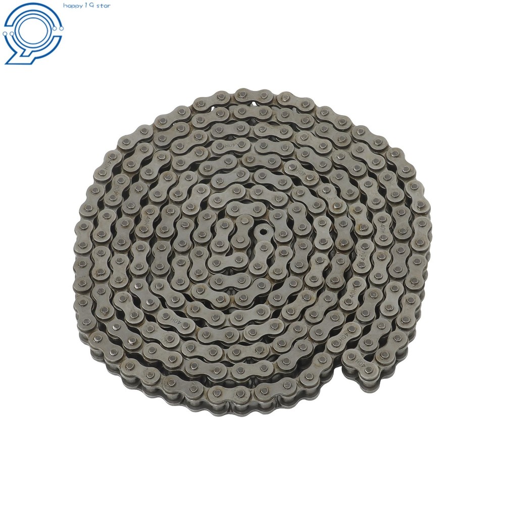 Replacement #40H Heavy Duty Roller Chain 10Ft with 1 Connecting Link