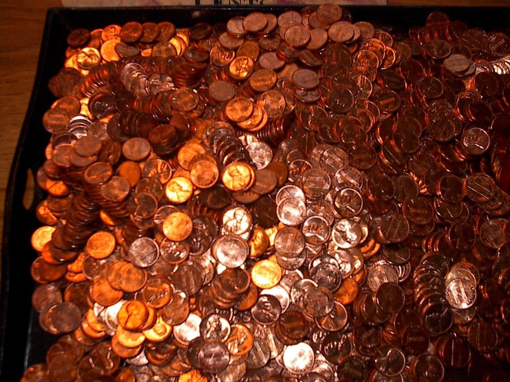 1964 P LINCOLN CENT BU GEM RED ROLL  # 2