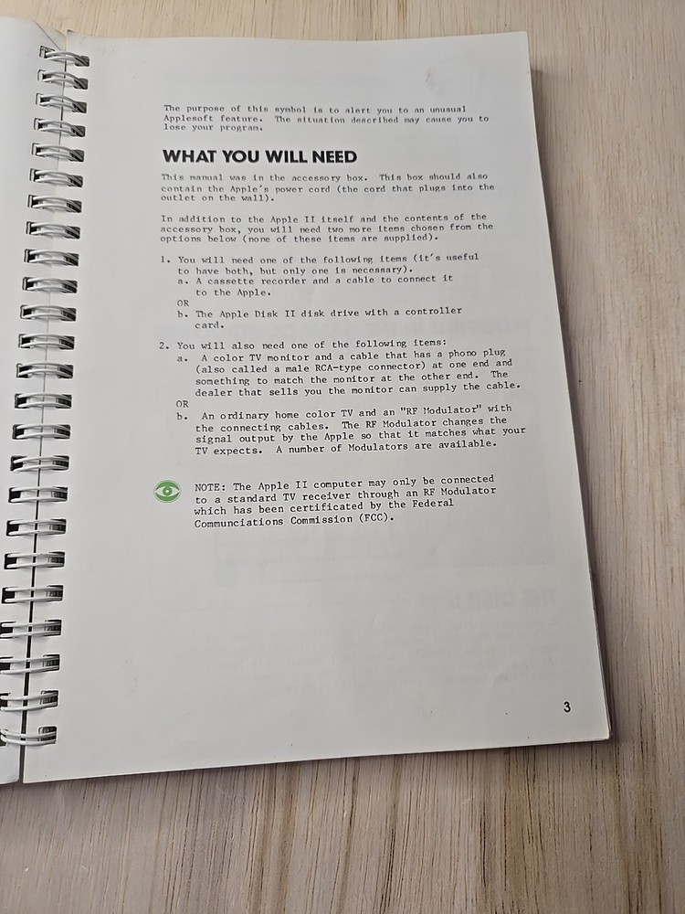 Vintage The Applesoft Tutorial Book