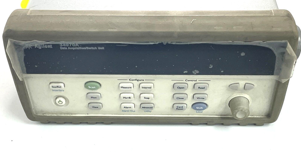 AGILENT DATA ACQUISITION/SWITCH UNIT 34970A *BROKEN HANDLE-SEE PICS*