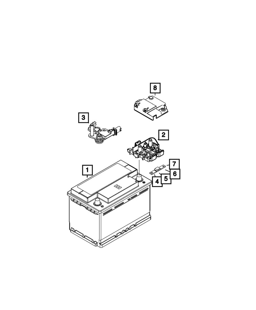 Genuine Mopar Battery Control Unit 68656293AA