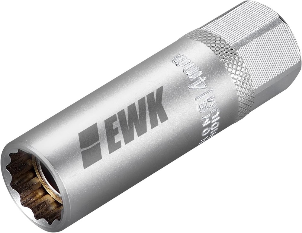 EWK 14mm 12 Point Thin Wall Magnetic Spark Plug Socket for BMW, Mini Cooper,...