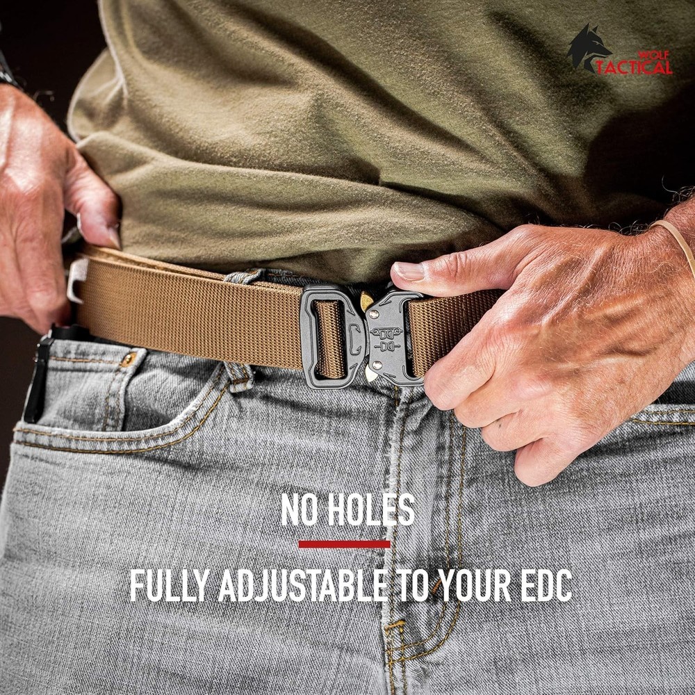 Quick Release Gun Belt - Stiffened Nylon Construction