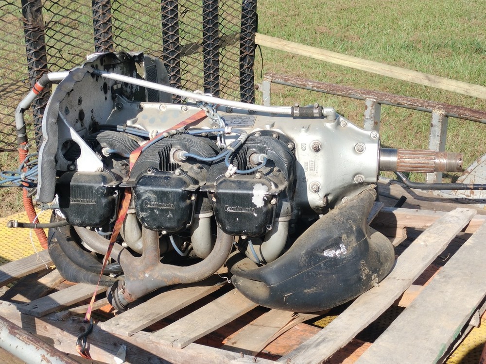 Continental 185 E185 E-185 Airplane Aircraft AirBoat Engine Core - Seized