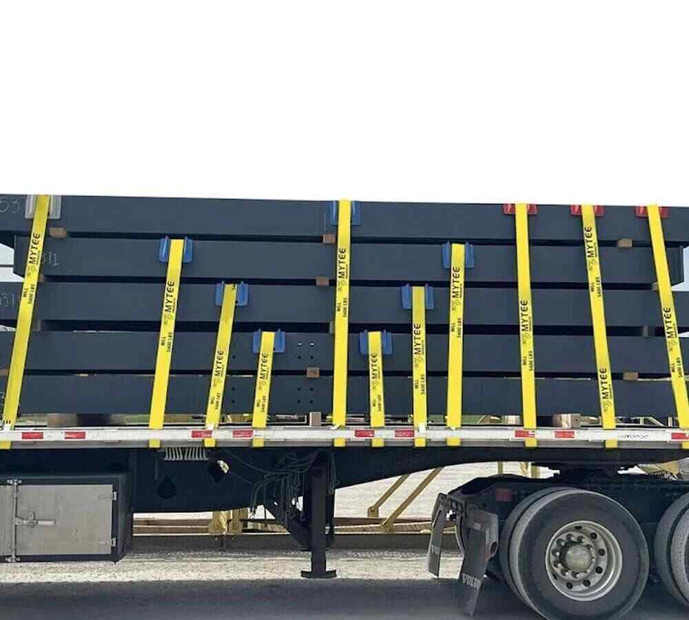 (4 Pack) 2" x 30' Winch Straps with Flat Hook