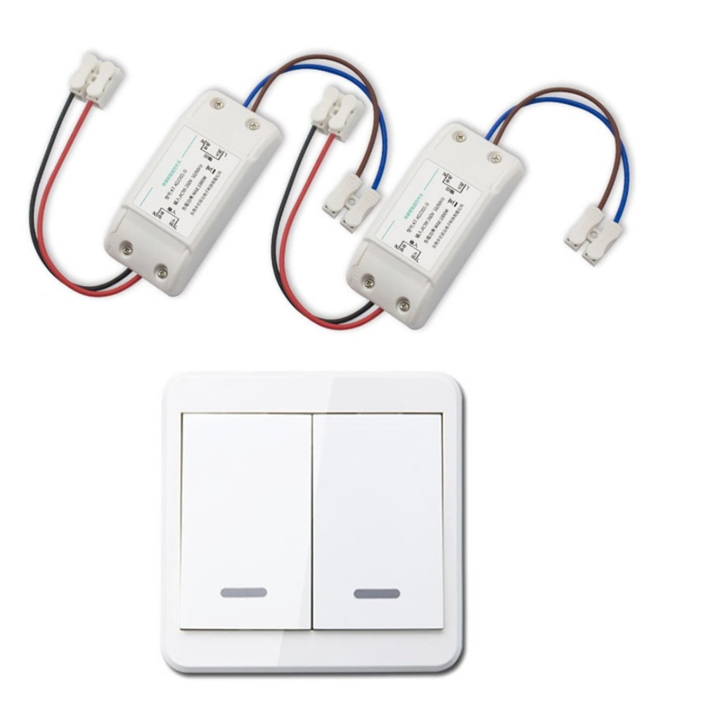 433MHz White Wireless Remote Control Light Switch Controller Accessories
