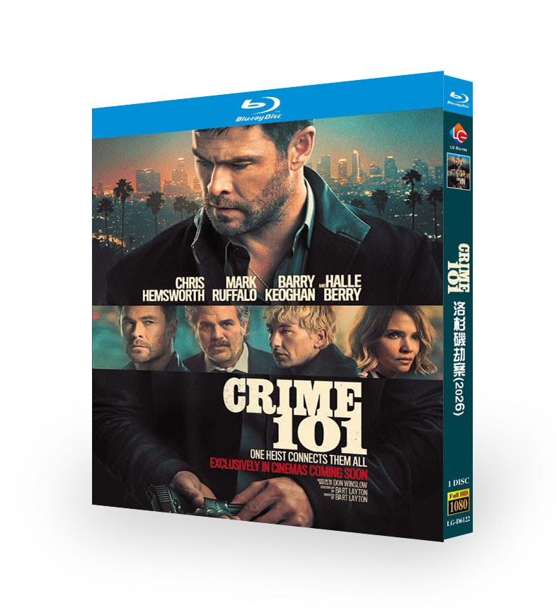 Crime 101 (2026) 1 光盘全新密封盒套装英语音频-