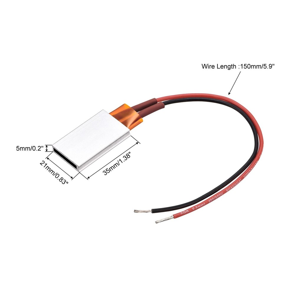 Heating Element 12V 7W-50W 200C Consistent Temperature Ceramic Thermostatic