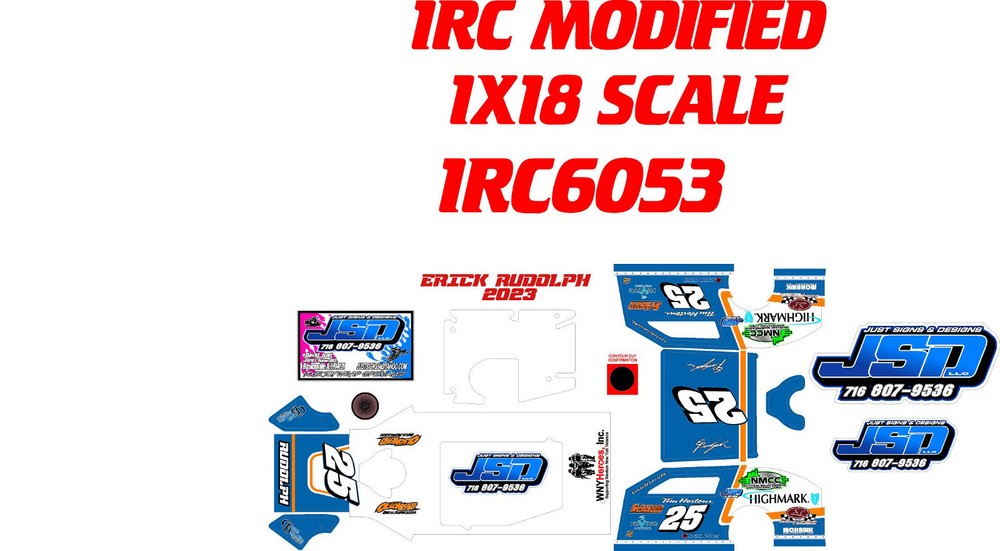 1RC MODIFIED 1RC605  WRAP THEME ERICK RUDOLPH 2023