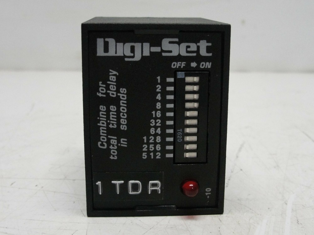 SSAC Digi-Set TDM120AL Time Delay Relay Used