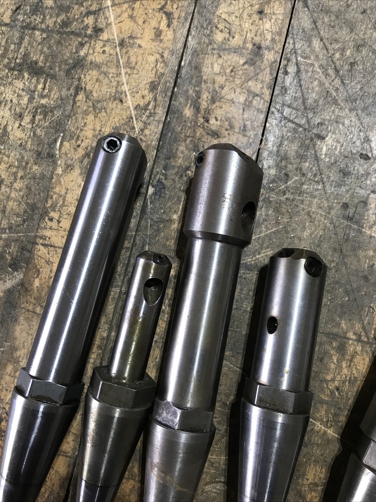 MOORE JIG BORING BARS Qty 7 Plus Holder
