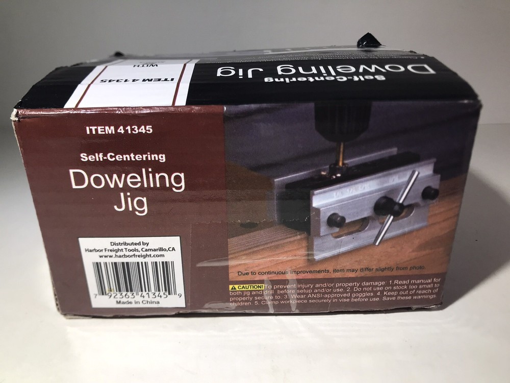 Self Centering Doweling Jig ~ 41345 ~ Precise Drilling Guide ~ Dowel Clamp Tool