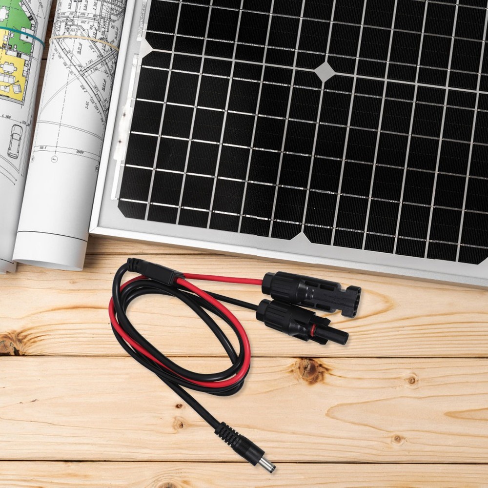 Solar Panel Extension Cable To DC 5.5 Mm Connector Wire For Solar Systems