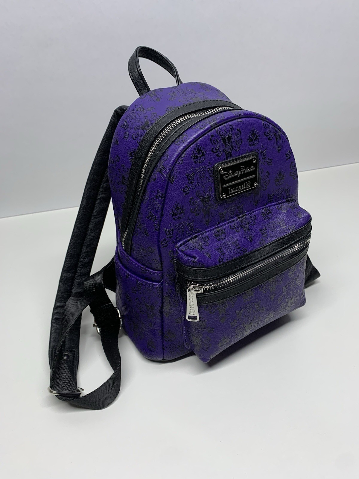 Rare Loungefly Disney Haunted Mansion Purple Backpack  Amazing Condition