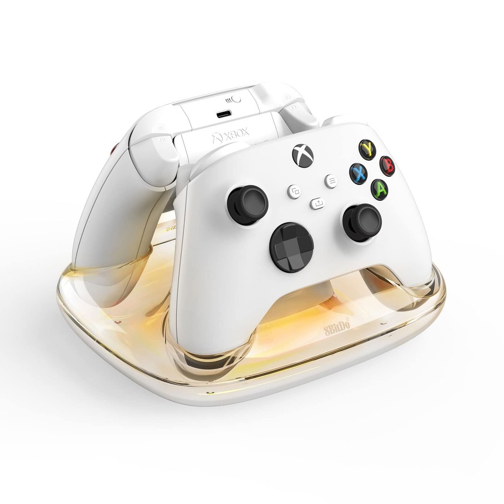 8Bitdo Dual Charging Dock for Xbox Wireless Controllers, White