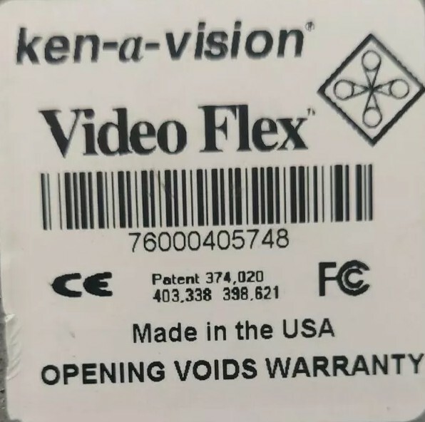 Ken A Vision Video Flex 7600 Document/Microscope Camera 8mm ☆NO Manual,Adp,Disk.