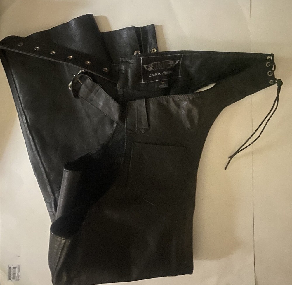 men’s medium leather chaps