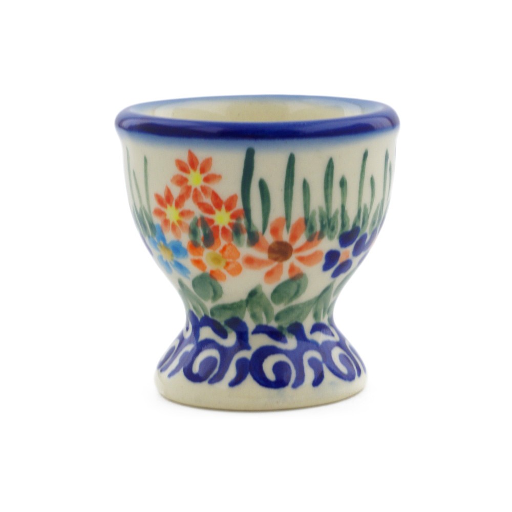 Polish Pottery Egg Holder 2" Blissful Daisy
