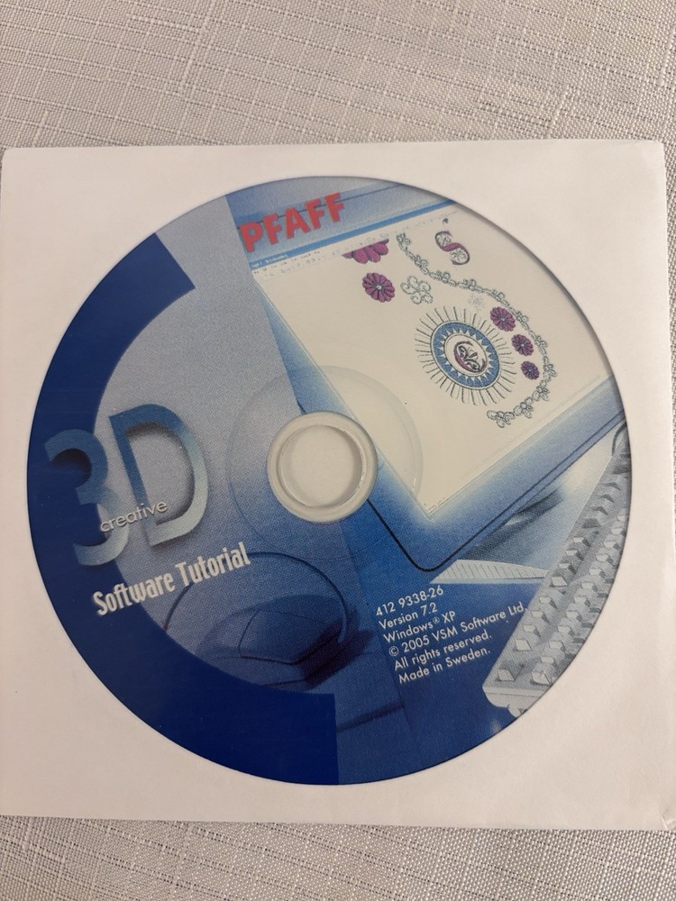 PFAFF 3D Creative Sketch Embroidery Software